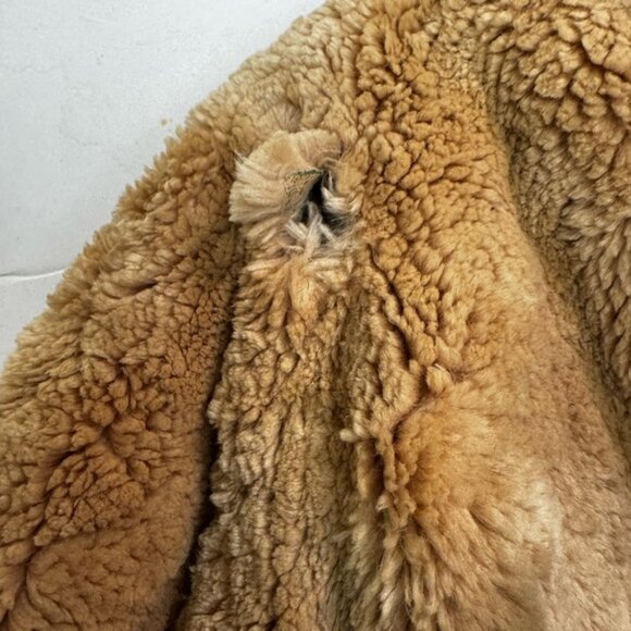 Creeds Vintage 70s Sheared Beaver Mink Cur Jacket Crop Short Soft Cape Wrap Coat - Picture 8 of 16